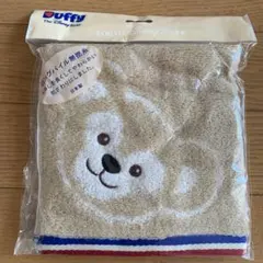 【新品・未使用】ディズニーシー　ダッフィー　フェイスタオル