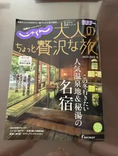 じゃらん☆大人のちょっと贅沢な旅☆令和5年発行
