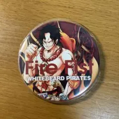 ONE PIECE エース　輩缶バッジ　BLUE