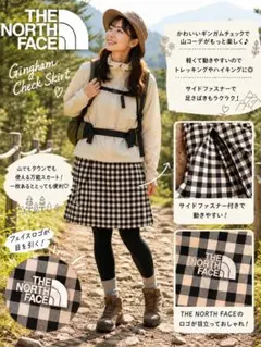 美品！山ガールTHE NORTH FACE ギンガムチェックスカートのサムネイル