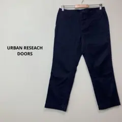 アーバンリサーチドアーズ カットオフ チノパン ネイビー