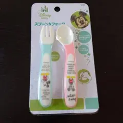 Disney baby ミッキーマウス スプーン&フォークセット