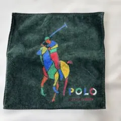 ポロラルフローレン　ハンカチ　緑　メンズ　ウィメンズ