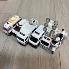 警察車両ミニカーセット 6台