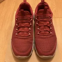 SKECHERS メッシュスニーカー レッド