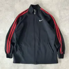90s NIKE 刺繍スウォッシュ トラックジャケット/ジャージ/L/日本製
