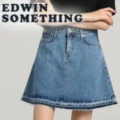 EDWIN サムシング 日本製 台形デニムミニスカート M