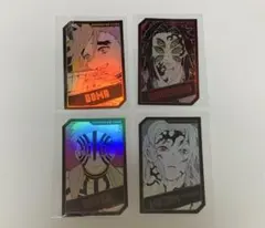 鬼滅の刃 ホロカード 童磨 黒死牟 猗窩座 無惨 セット