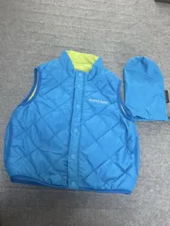 mont-bell 収納袋付きリバーシブルダウンベスト 80cm