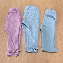 90 パンツ　女の子　7分丈　半ズボン　まとめ売り