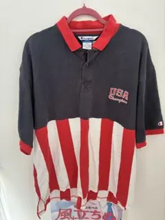 d*9様 チャンピオン USA オリンピックゲームアメリカンフラッグストライプ