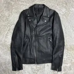 TK TAKEO KIKUCHI ライダース　ダブル　レザージャケット