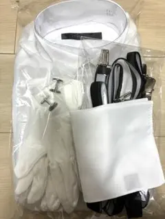 新郎　小物セット　ウィングシャツ　セレモニー　Lサイズ　結婚式