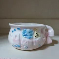 レトロ 陶器製 ベビープランター ゆりかご 小物入れ - メルカリ