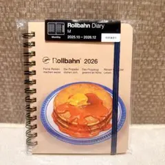 2026年ロルバーン　スケジュール帳 M アメリカンスイーツ　ホットケーキ