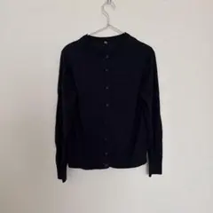 UNIQLO UVカットクルーネックカーディガン ネイビー　Lサイズのサムネイル