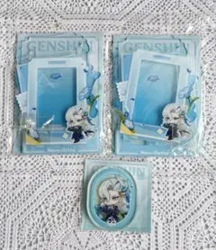 原神　テイワットグッズ　ヌヴィレット　アクリルフレーム　アクリルマグネット