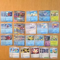 メガスターミー、メガユキメノコ　デッキパーツ　進化ライン　58枚セット