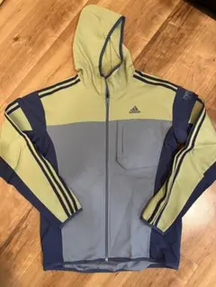 非売品 adidas JFA ウインドブレーカー 大きいサイズ 美品 フード付