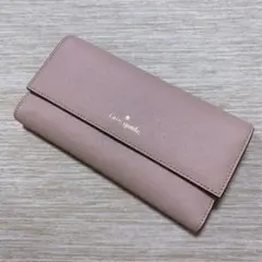 kate spade 長財布　ウォレット　くすみピンク　美品
