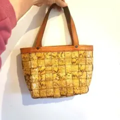 パイソン柄　レザーバッグ