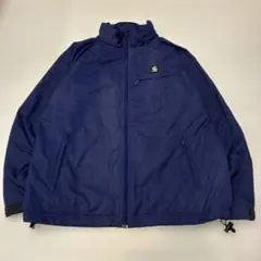 90s Carhartt ワークジャケット ネイビー フード収納 ドローコード