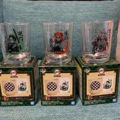 ※値下げ　鬼滅の刃　一番くじ　グラスセット★おまけ付き★