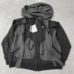 【新品未使用】COYSEIO フードパーカー ダークグレー