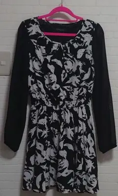 スパイラルガール 花柄 長袖 ワンピース SPIRAL GIRL