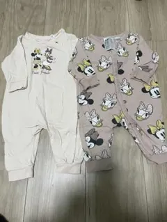 H&M ディズニー ロンパース 2点セット