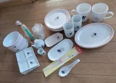 値引VAN、ボートハウス、コラボ陶器製食器セットコンプリート大変貴重