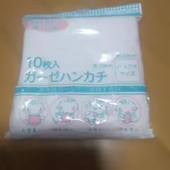 ベビー ガーゼハンカチ 10枚入 約29cm