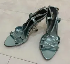 miu miu ビジューストラップサンダル　38