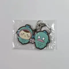 ちいかわ×サンリオ なかよしラバーマスコット くりまんじゅう ハンギョドン