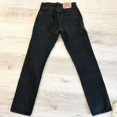 Levi's 501 アメリカ製 ブラック ストレートデニム W29 552刻印