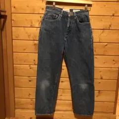 YAECA ストレートデニムパンツ 青 ハイウエストのサムネイル