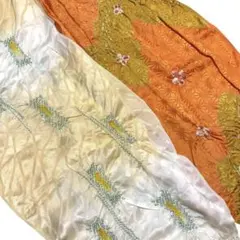 【帯揚げ2枚セット】 逸品✨破格・まとめ・和装小物❤️ No.1234-Y83