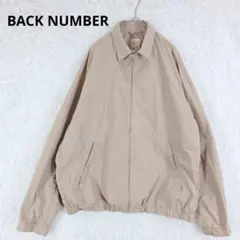 バックナンバー スイングトップジップジャケット ベージュ L ブルゾン　薄手のサムネイル