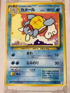 ポケモンカード イントロパック カメール 旧裏 lv.24 hp70 あわ - メルカリ