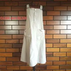 ベージュ オーバーオール It's a new day