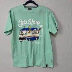go slow caravan Tシャツ ミントグリーンのサムネイル