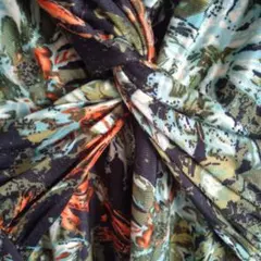 アーモワールカプリス FAS フローラルプリントワンピース