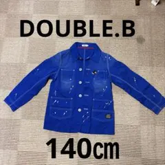 DOUBLE.B デニムジャケット 140 2026年最新】DOUBLE.B 子供用Gジャン・デニムジャケットの人気アイテム