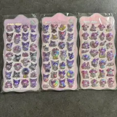 クロミ マイメロ ぷっくりシール