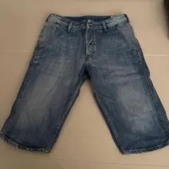 【diesel_ディーゼル 】デニムブルー ハーフパンツ