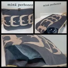 保温保冷ポケット付き♪ボディーバック　両面２ポケット付き♪ミナペルホネン　go!