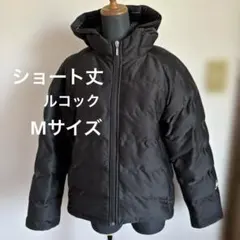 ショート丈ジャケット　黒　フード付き ルコック