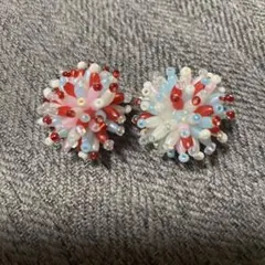 ハンドメイド❣️ビーズイヤリング