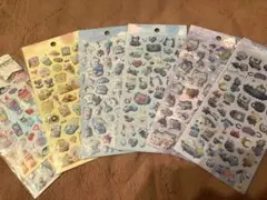 【シール5シートまとめ売り】アニマル　ぷっくり　キラキラ　正規品