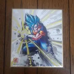 〖未開封〗 ドラゴンボール 色紙アート ベジットブルー　泊押し